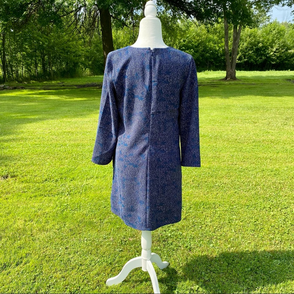Gap Blue Dotted Shift Dress with Pockets, Sz Sm - Picture 7 of 10